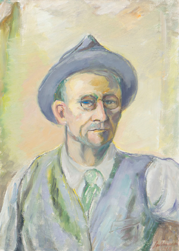 Kuvassa Tyko Sallisen "Omakuva".