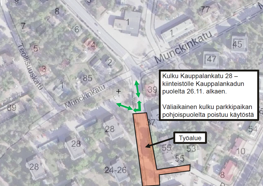 Kauppalankadun kulku