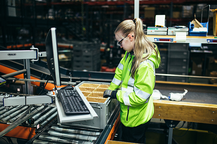 Työntekoa Ahlselilla