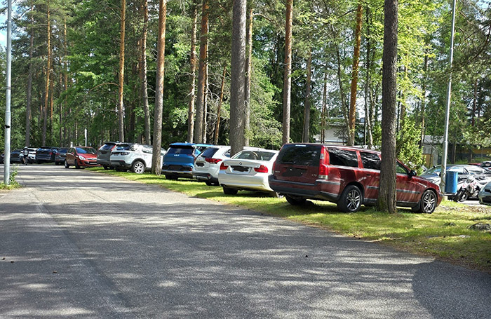 Näin ei saa pysäköidä