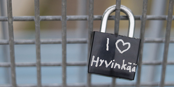 I love Hyvinkää lukko