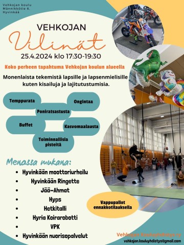 Vehkojan vilinät mainos