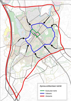 Kuva  liikenneverkkosuunnitelma