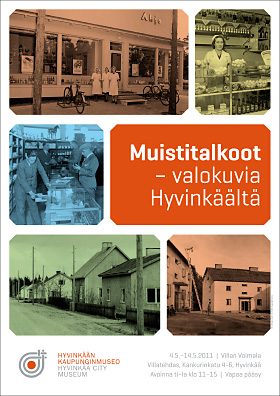Mainoskuva Muistitalkoot - valokuvia Hyvinkäältä -näyttelystä Tässä on mainoskuva Muistitalkoot - valokuvia Hyvinkäältä -näyttelystä.