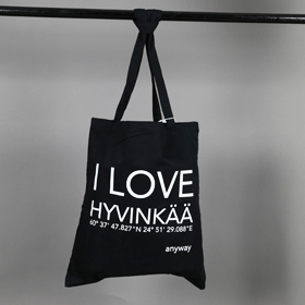 Kuva I Love Hyvinkää -kassista
