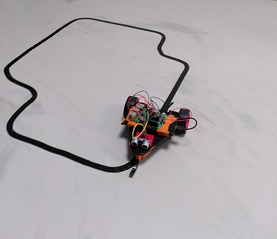 Robottiauto ajelulla