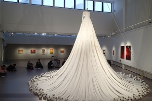 Kuva taidemuseon näyttelystä