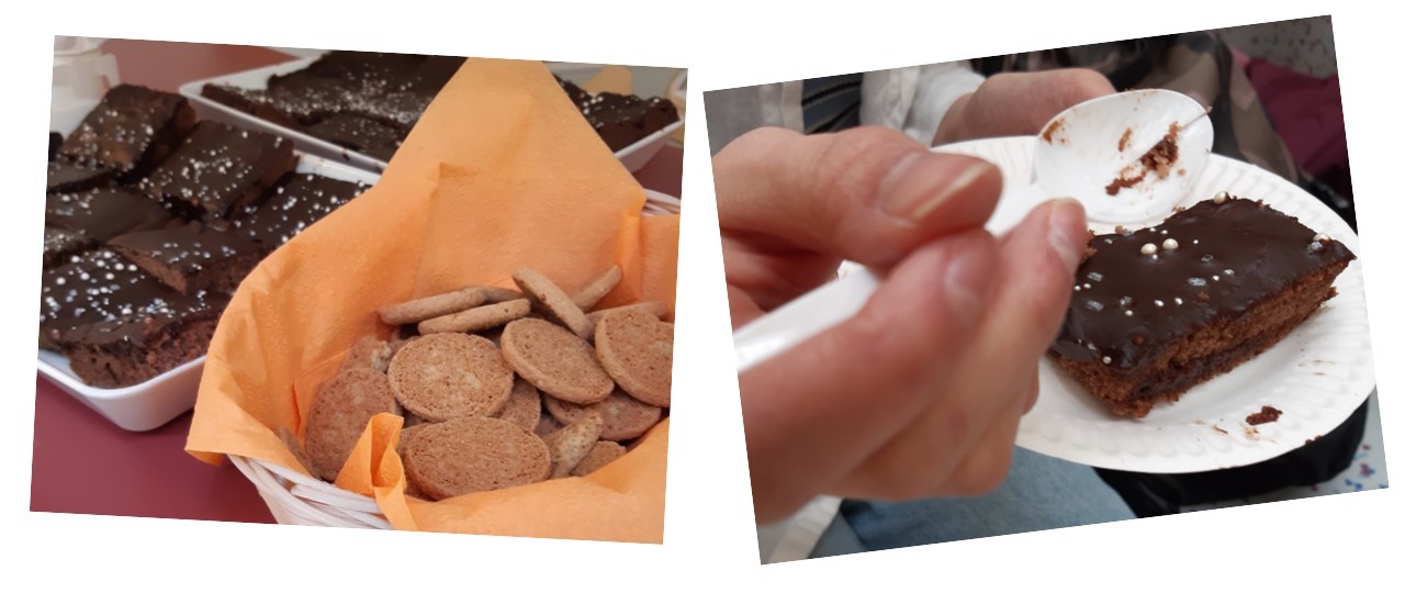 mokkapaloja ja keksejä
