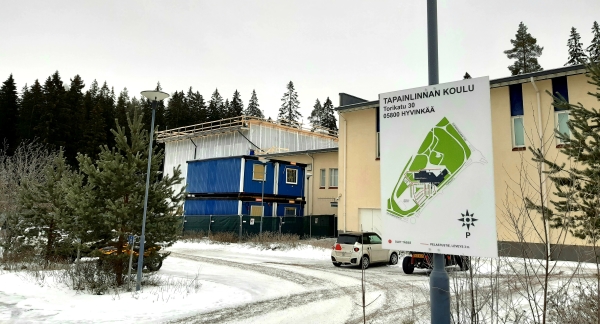 Lisäsiiven rakennustyömaa