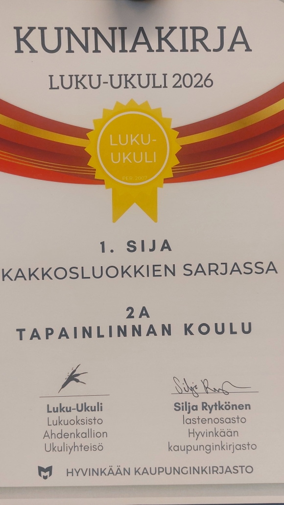 Luku-ukuli kunniakirja