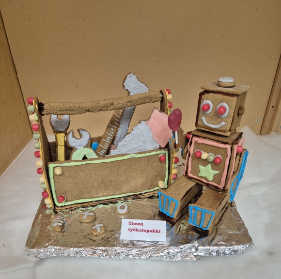 timon työkalupakki piparkakkutalo