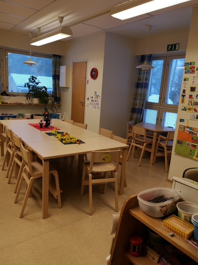 Kruununpuiston päiväkodin sisältä