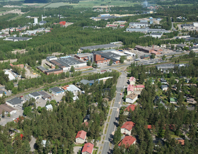 Ilmakuva kaupungista