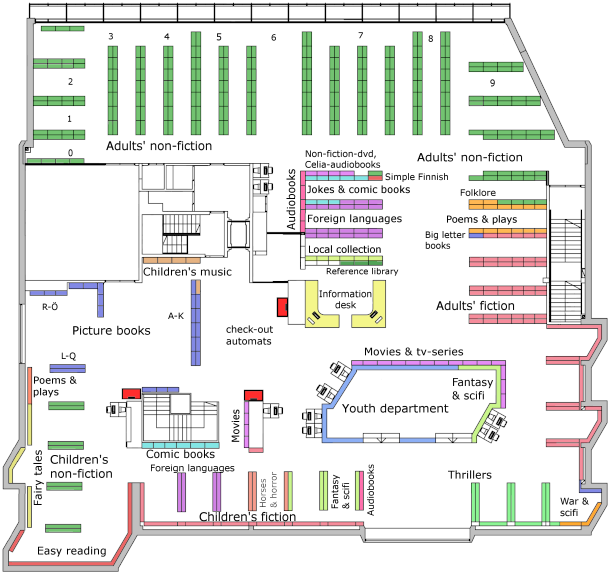 Map of upstairs