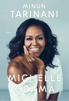 Kuvassa kirjan kansi Minun tarinani: Michelle Obama
