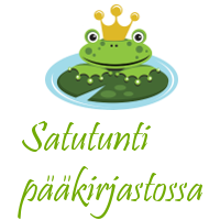 kuvassa lukee Satutunti pääkirjastossa