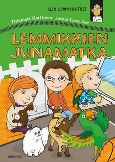 kuvassa on kansi kirjasta Lemmikkien junamatka