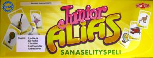 kuvassa on Junior Alias -lautapeli
