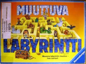 kuvassa on Muuttuva labyrintti-lautapeli