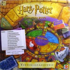 kuvassa on lautapeli : Harry Potter ja viisasten kivi