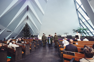 Kuva Hyvinkään kirkosta vuoden 2017 messusta