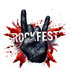 Rockfestin käsilogo