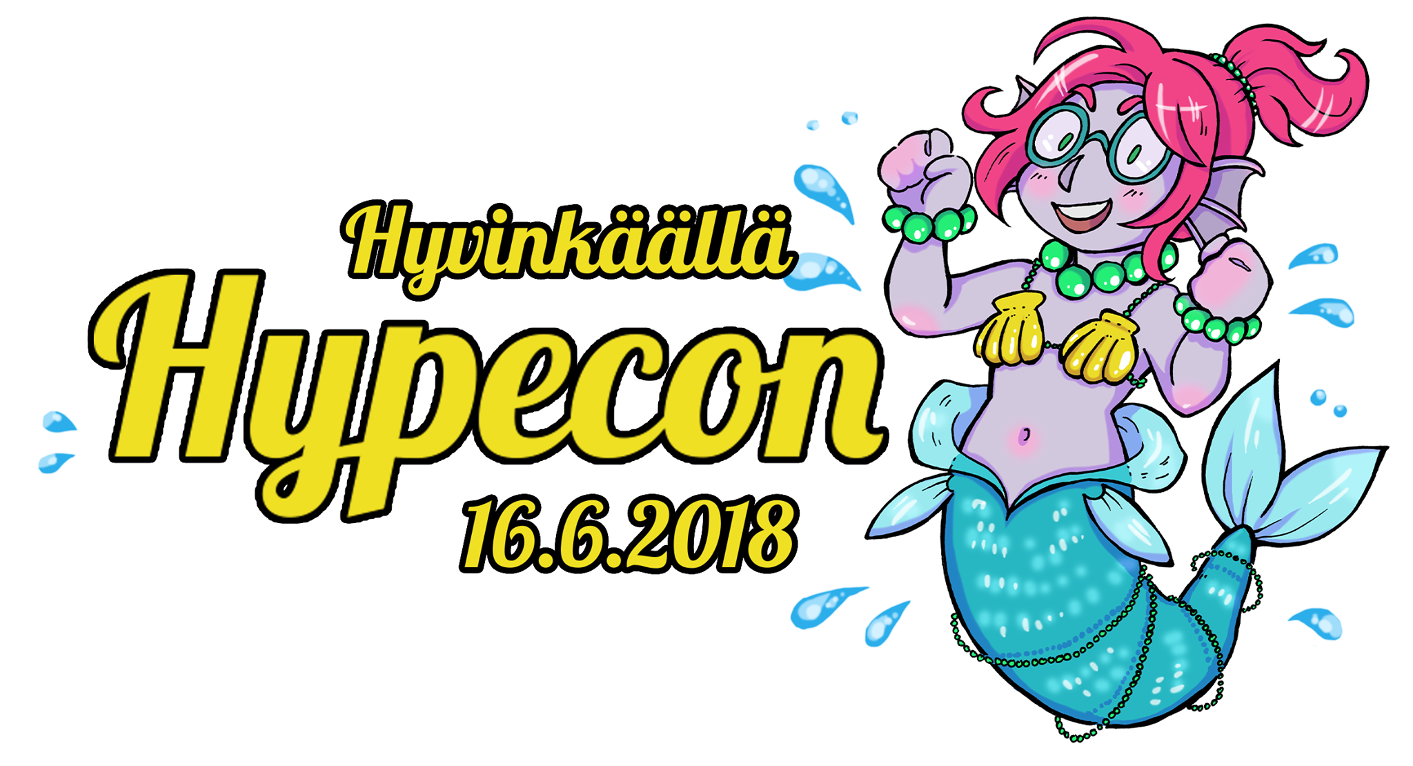 Kuvassa Hypecon2018 mainos, jossa lukee Hyvinkäällä Hypecon 16.6.2018