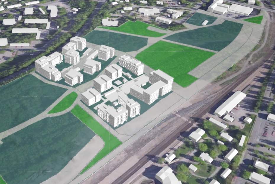 Hangonsilta Kuva 3D havainnekuva Hangonsillasta