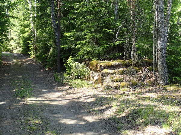 Tässä kuvassa on Vaskijärven lastauslaituri nykypäivänä.