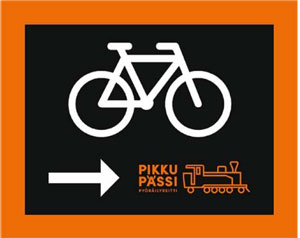 Reittiopasteen kuva Pikku-pässin reittiopasteen kuva
