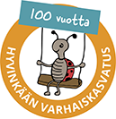 Vaka 100 vuotta tunnus