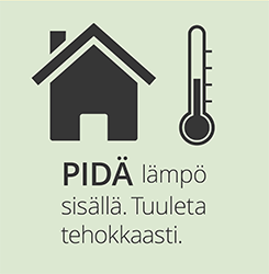 Pidä lämpö sisällä