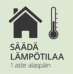 Säädä lämpötilaa