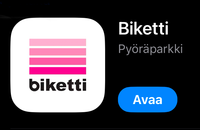 Biketti-sovelluksen kuvake.