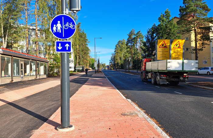 Kauppalankadun saneeraus on tältä osaa valmis.