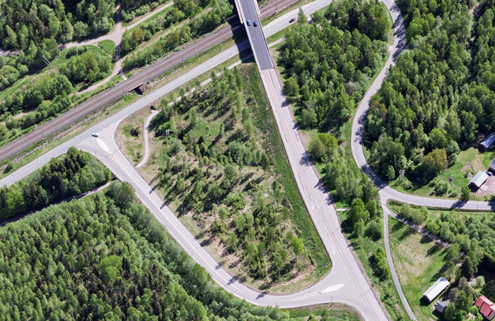 Ilmakuva valtatie 25.